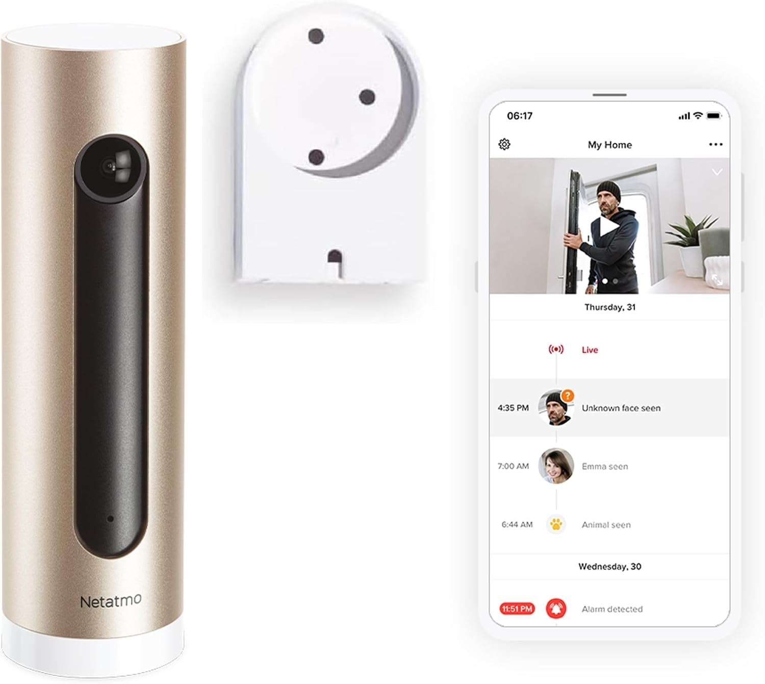 Caméra de surveillance intérieure Full HD - Jusqu'à 35% de remise