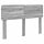 Tête de lit Gris Sonoma 163 x 90 cm - Jusqu'à 29% de réduction