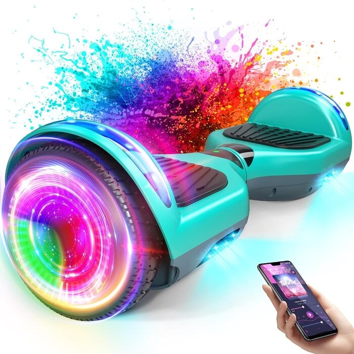 Hoverboard 6,5 pouces LED et Bluetooth - Jusqu'à -35%