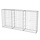 Panier de gabion acier galvanisé 200x30x100cm - Jusqu'à -29%