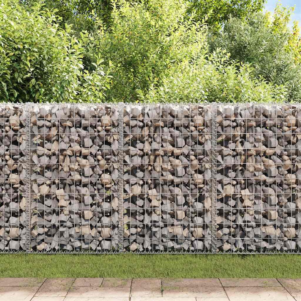 Vidaxl Panier de gabion acier galvanisé 200x30x100cm - Jusqu'à -29%