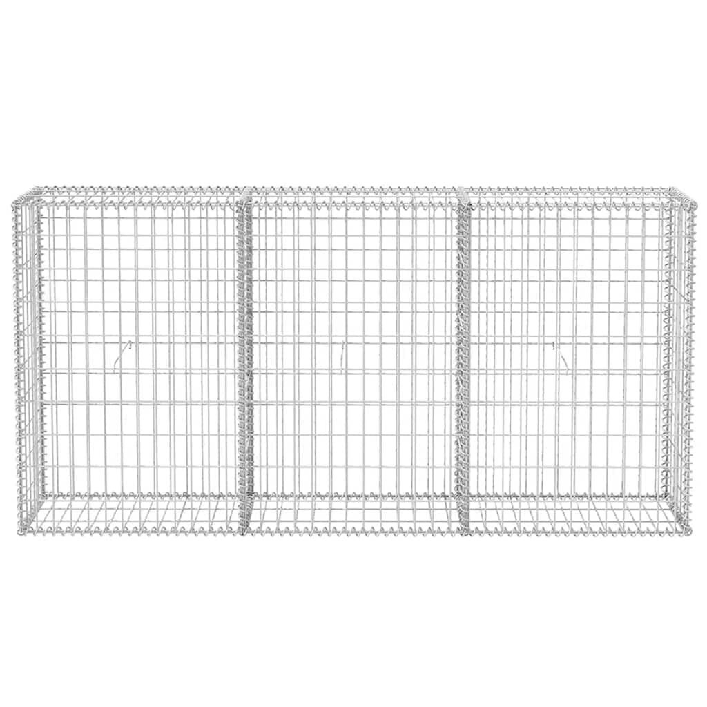 Vidaxl Panier de gabion acier galvanisé 200x30x100cm - Jusqu'à -29%