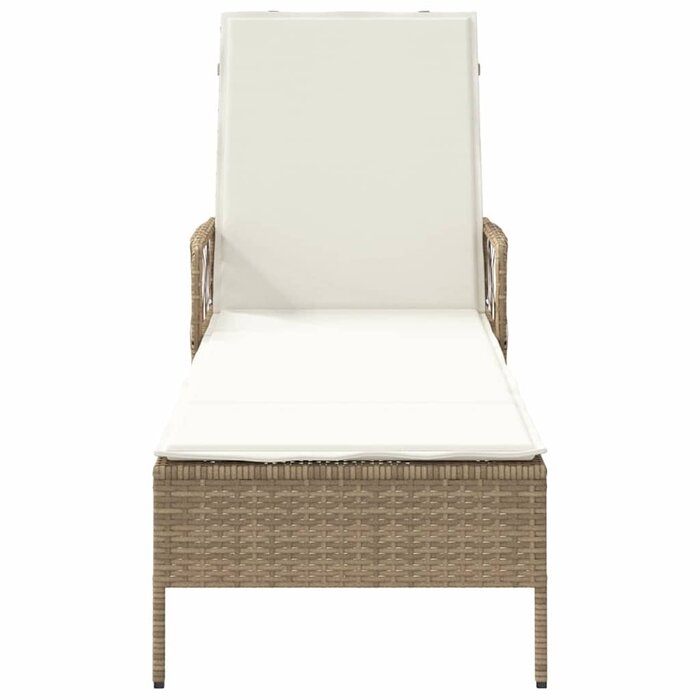 Vidaxl Bain de soleil en rotin 200 cm - Jusqu'à 30% de remise