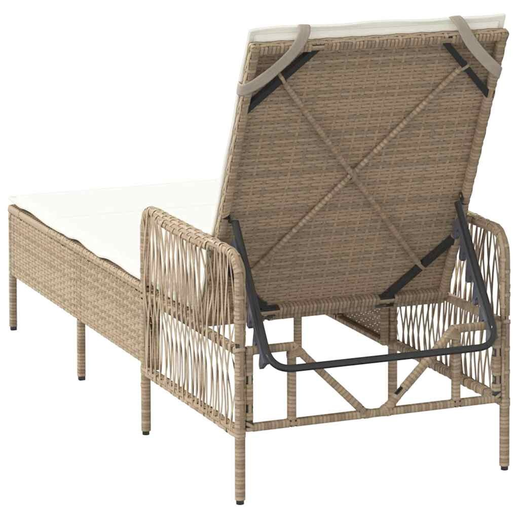 Vidaxl Bain de soleil en rotin 200 cm - Jusqu'à 30% de remise