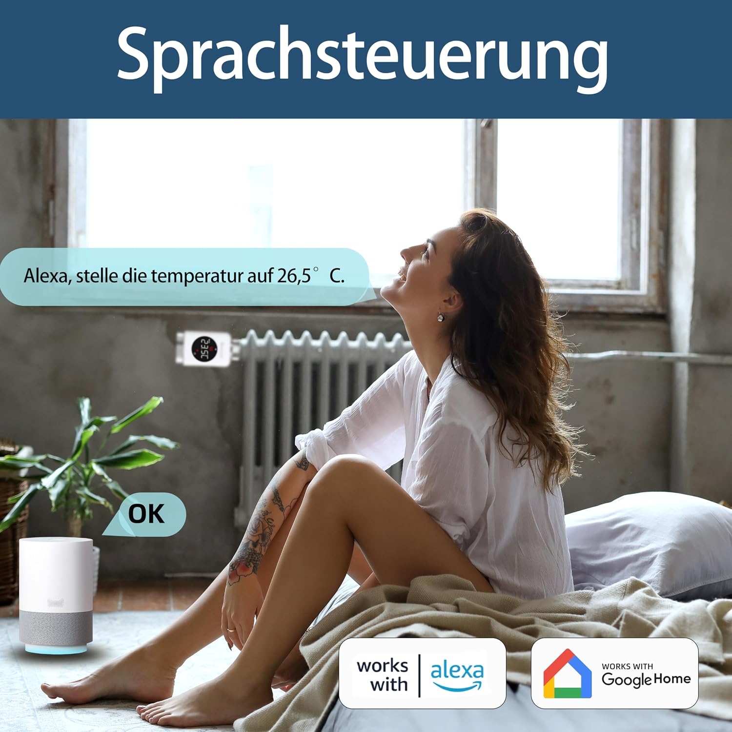Lot de 3 thermostats radiateur WiFi intelligents - Jusqu'à -30% sur l'outlet