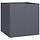 Jardinière carrée acier anthracite 80x80 cm - Jusqu'à -35%