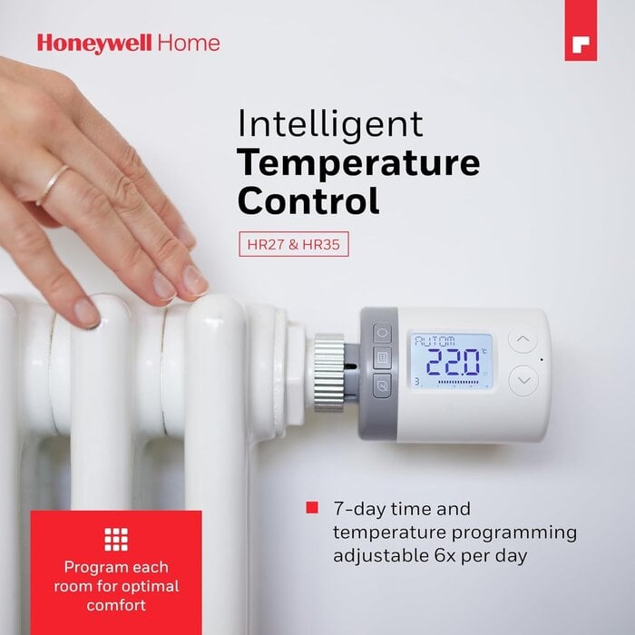 Lot de 2 têtes thermostatiques programmables - Jusqu'à -33% de remise