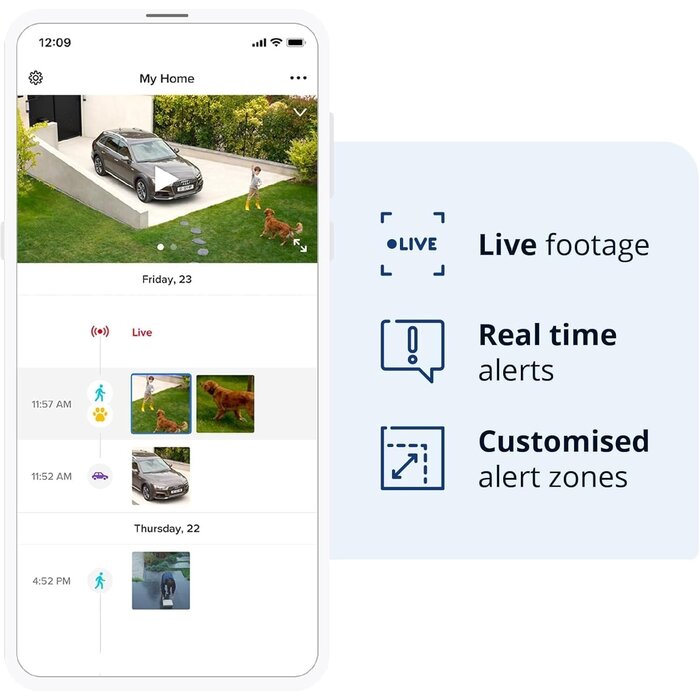 Netatmo Caméra de surveillance extérieure 4MP avec projecteur - Jusqu'à 35% de remise