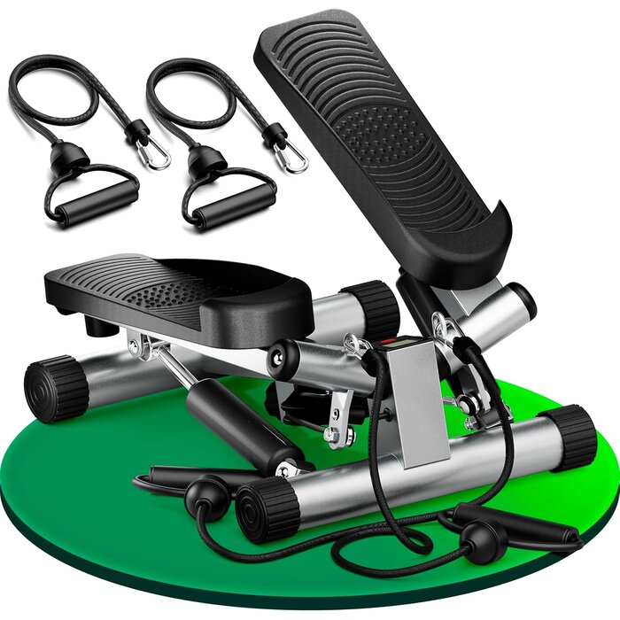 Mini Stepper de Fitness avec Bandes de Résistance - Jusqu'à -33%