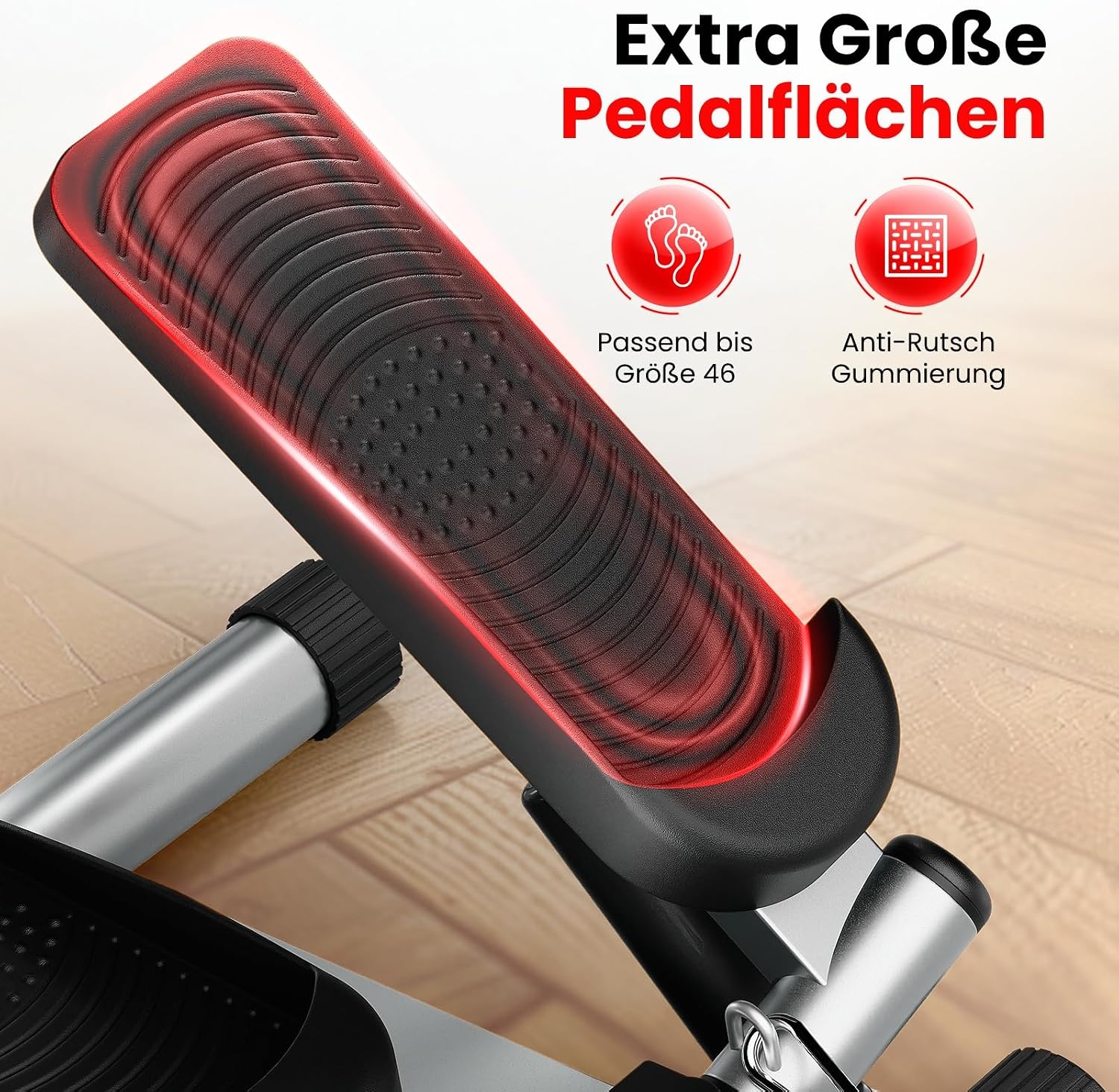 Mini Stepper de Fitness avec Bandes de Résistance - Jusqu'à -33%