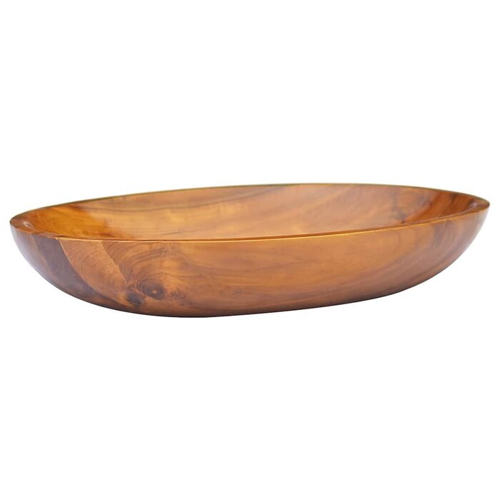 Vidaxl Vasque à poser en teck massif 60x40 cm - Jusqu'à 35% de remise