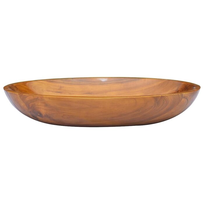 Vidaxl Vasque à poser en teck massif 60x40 cm - Jusqu'à 35% de remise