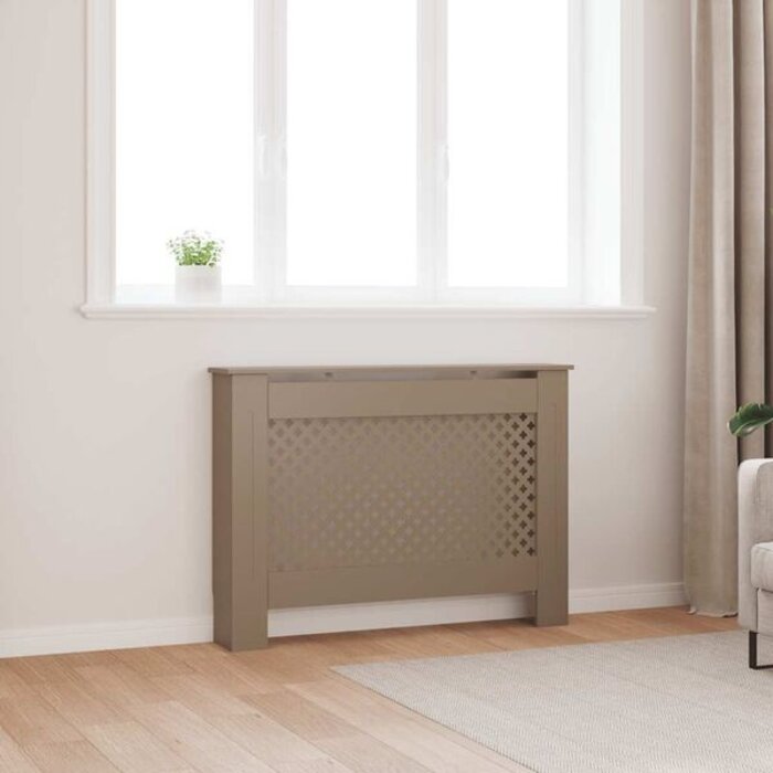 Vidaxl Cache-radiateur en MDF élégant - 112 cm - Jusqu'à -34%