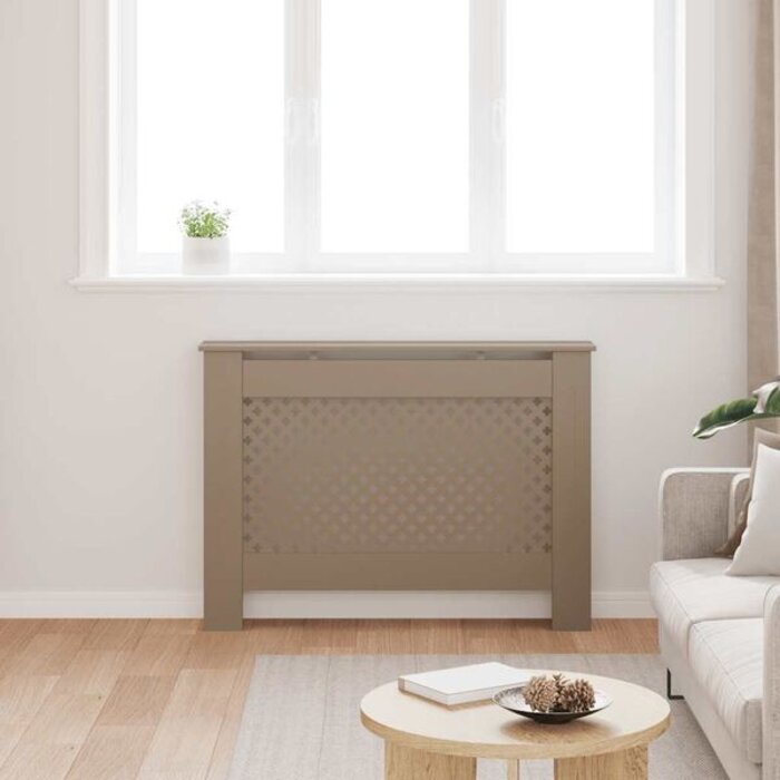 Vidaxl Cache-radiateur en MDF élégant - 112 cm - Jusqu'à -34%