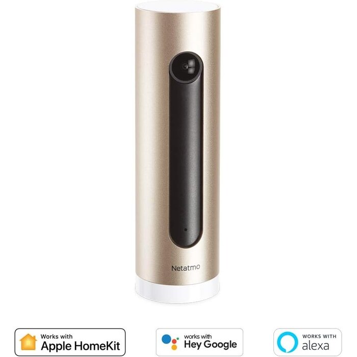 Netatmo Caméra de surveillance FHD intelligente - Noir et Or - Jusqu'à -35%
