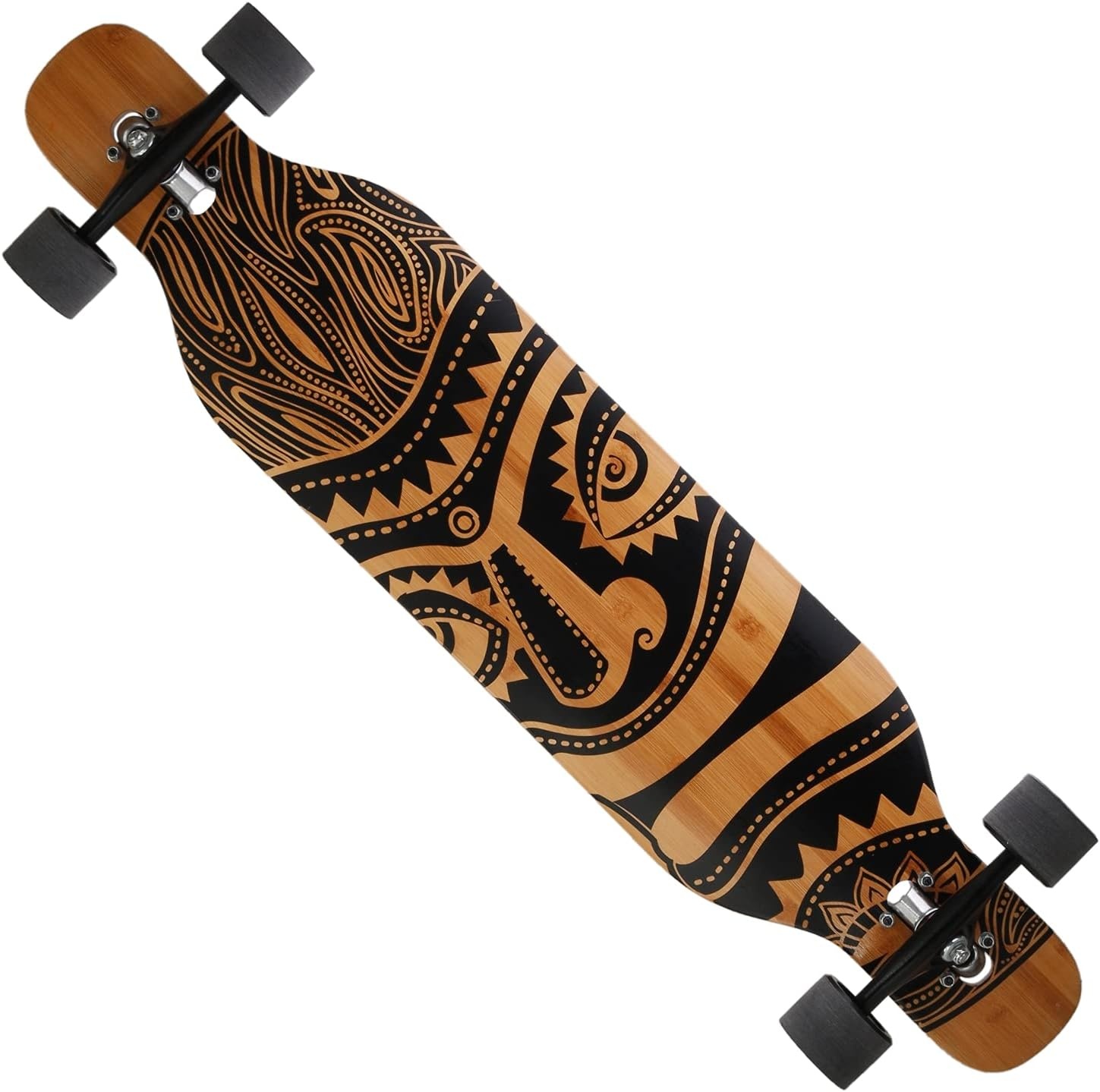 Longboard Drop-Through 106 cm Motif Hawaï - Jusqu'à 34 % de réduction