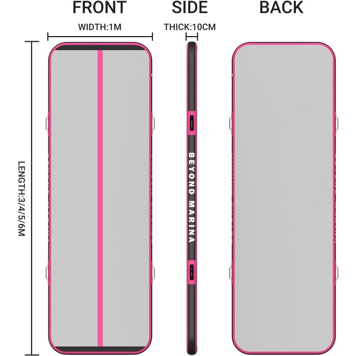 Tapis de gymnastique Airtrack gonflable - Jusqu'à 35% de réduction