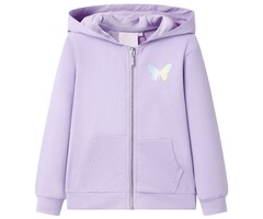 Vidaxl Gilet à capuche enfant lilas 104 - Jusqu'à 42% de remise