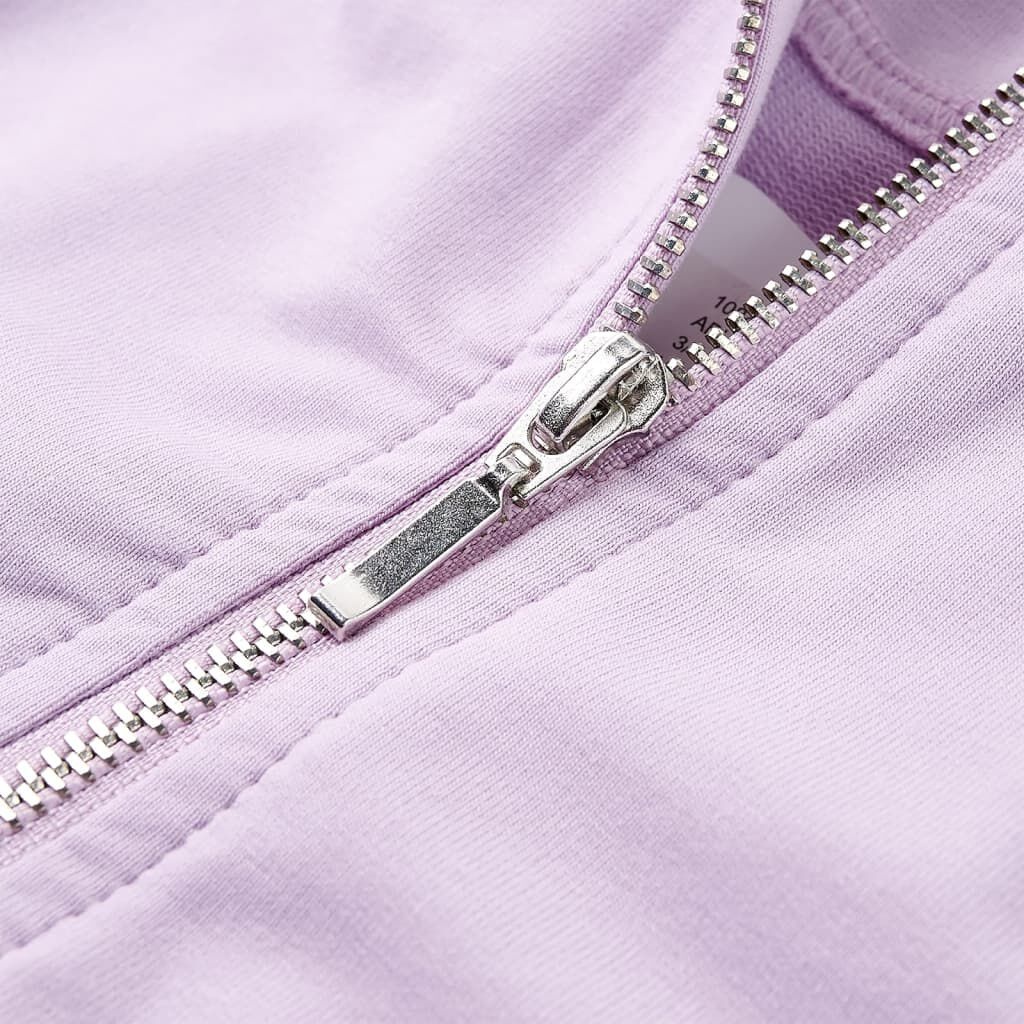 Vidaxl Gilet à capuche lilas pour enfant - Taille 104 - Jusqu'à -54%