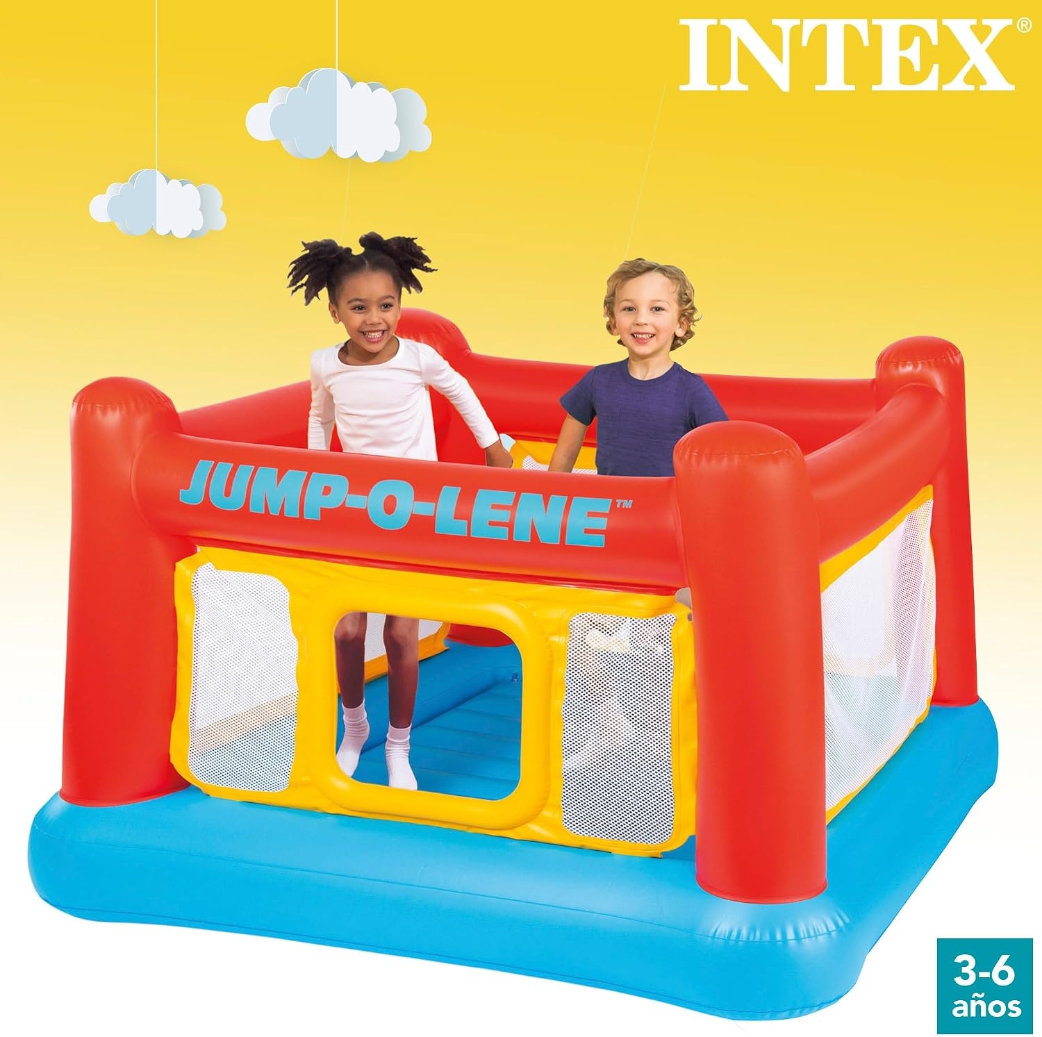 Château gonflable pour enfants 174x174 cm - Jusqu'à -34% sur le prix