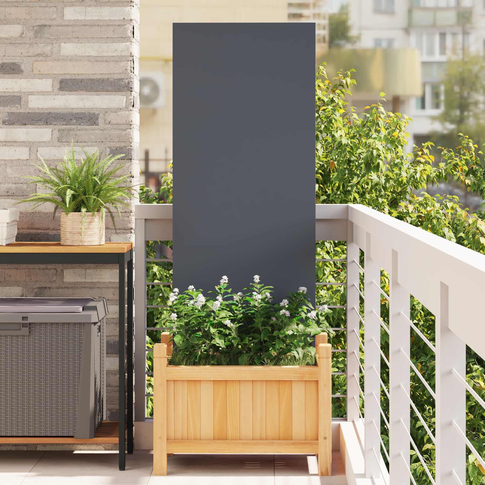 Vidaxl Panneau décoratif de jardin anthracite 50x140cm - Jusqu'à -29% de remise