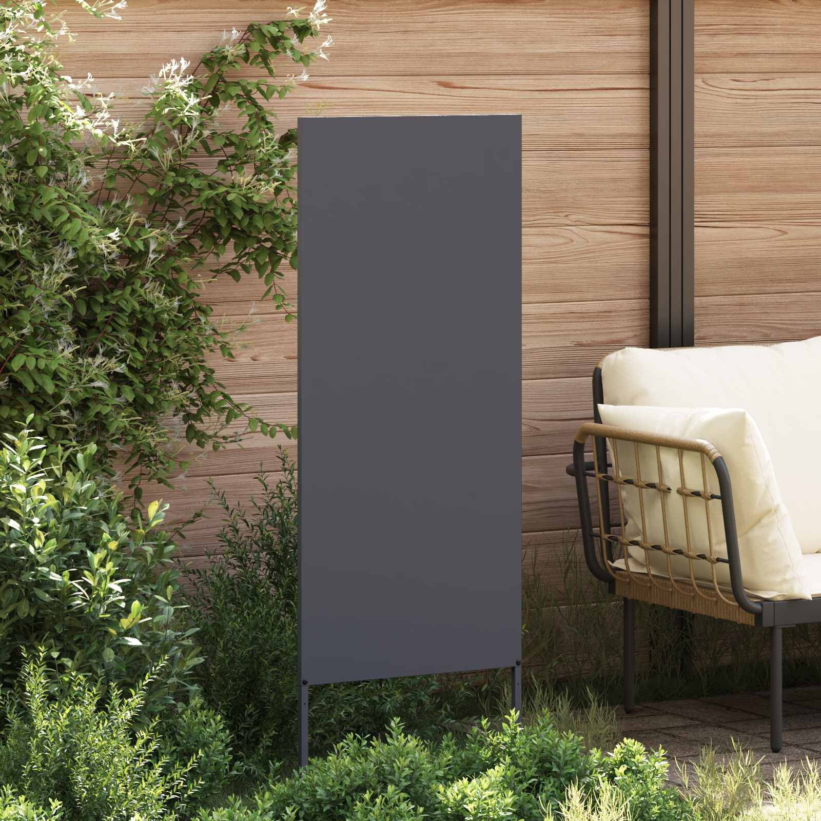 Vidaxl Panneau décoratif de jardin anthracite 50x140cm - Jusqu'à -29% de remise