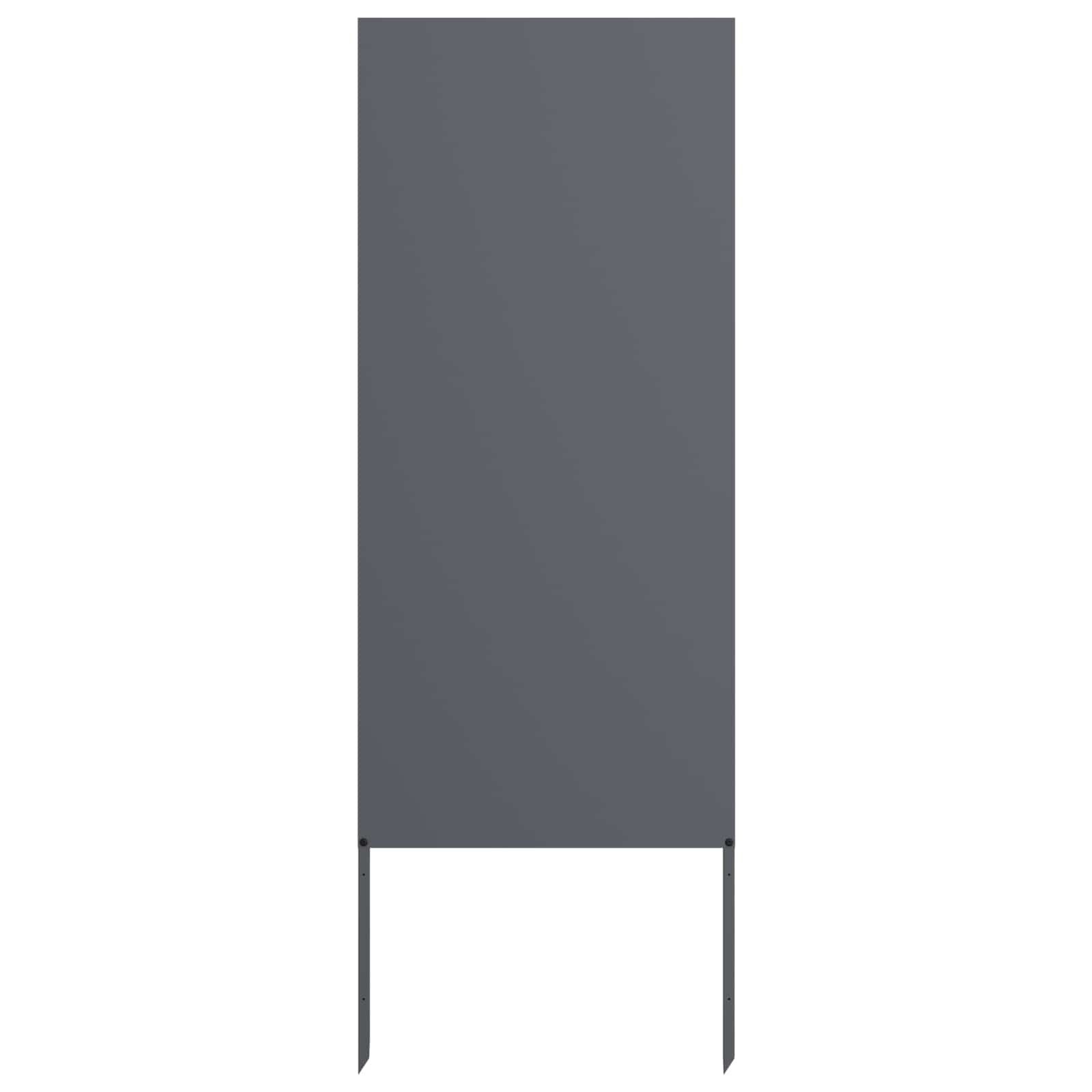 Vidaxl Panneau décoratif de jardin anthracite 50x140cm - Jusqu'à -29% de remise