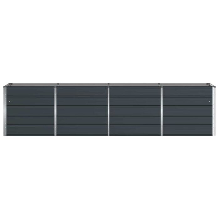 Vidaxl Grande jardinière rectangulaire en acier anthracite - Jusqu'à 35% de remise