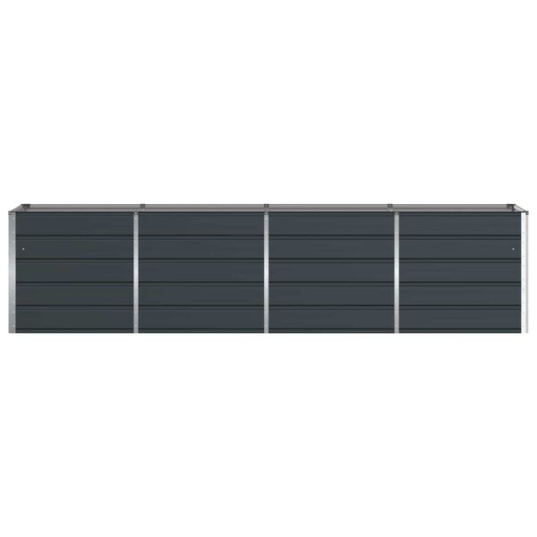 Vidaxl Grande jardinière rectangulaire en acier anthracite - Jusqu'à 35% de remise
