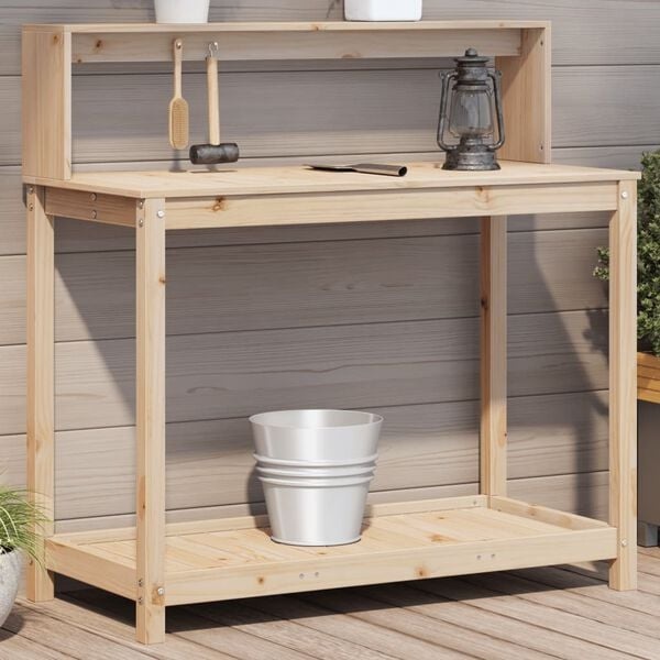 Vidaxl Table de rempotage en bois massif - Jusqu'à -35% sur nos modèles outlet