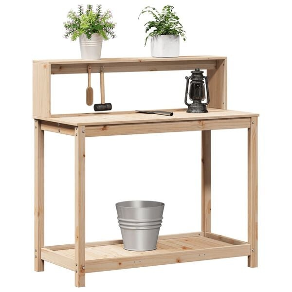 Vidaxl Table de rempotage en bois massif - Jusqu'à -35% sur nos modèles outlet