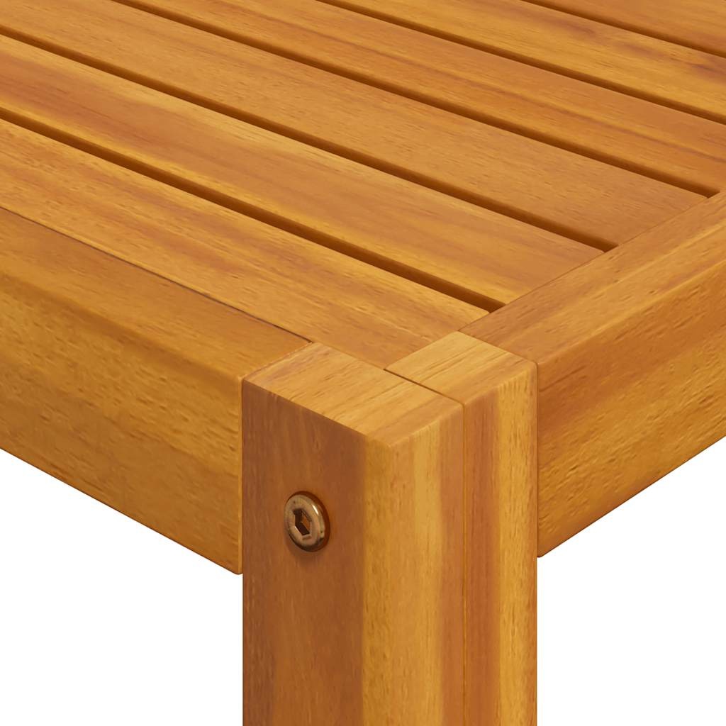 Vidaxl Table basse de jardin en acacia massif - 68x68 cm - Jusqu'à -34%