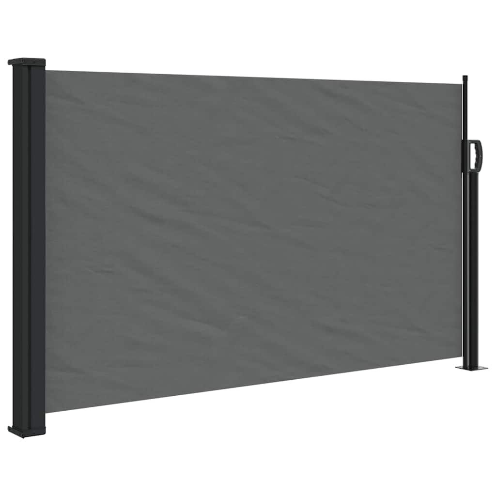 Vidaxl Brise-vue latéral rétractable 120x500cm - Anthracite - Jusqu'à -34%