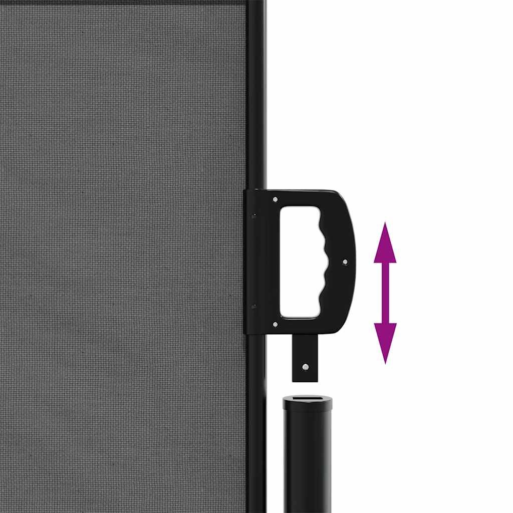 Vidaxl Brise-vue latéral rétractable 120x500cm - Anthracite - Jusqu'à -34%