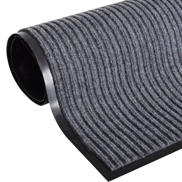 Paillasson Gris 117 x 220 cm PVC Antidérapant - Jusqu'à 41% de remise