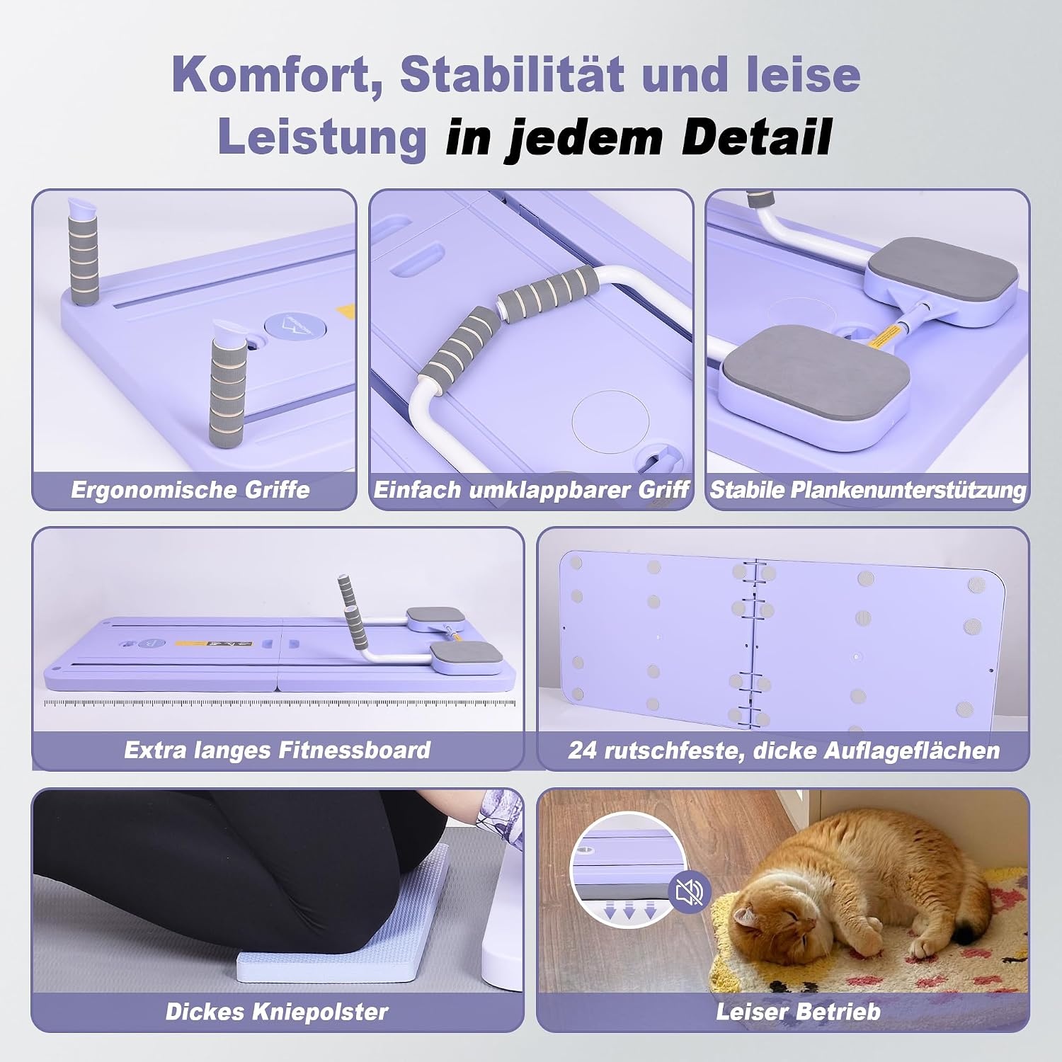 Plateforme Pilates Reformer Pliable Violette - Jusqu'à 34% de réduction