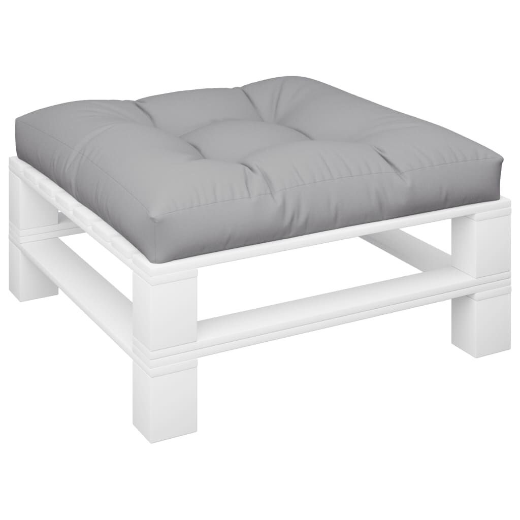 Vidaxl Coussin de palette gris 80x80 cm - Confort extérieur - Jusqu'à 32% de remise