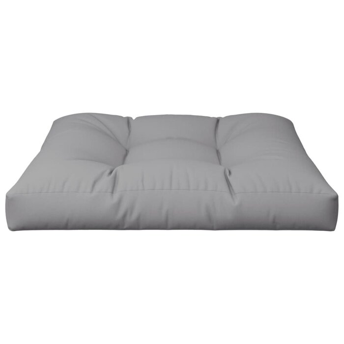 Vidaxl Coussin de palette gris 80x80 cm - Confort extérieur - Jusqu'à 32% de remise