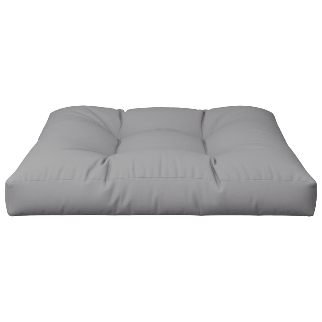 Vidaxl Coussin de palette gris 80x80 cm - Confort extérieur - Jusqu'à 32% de remise