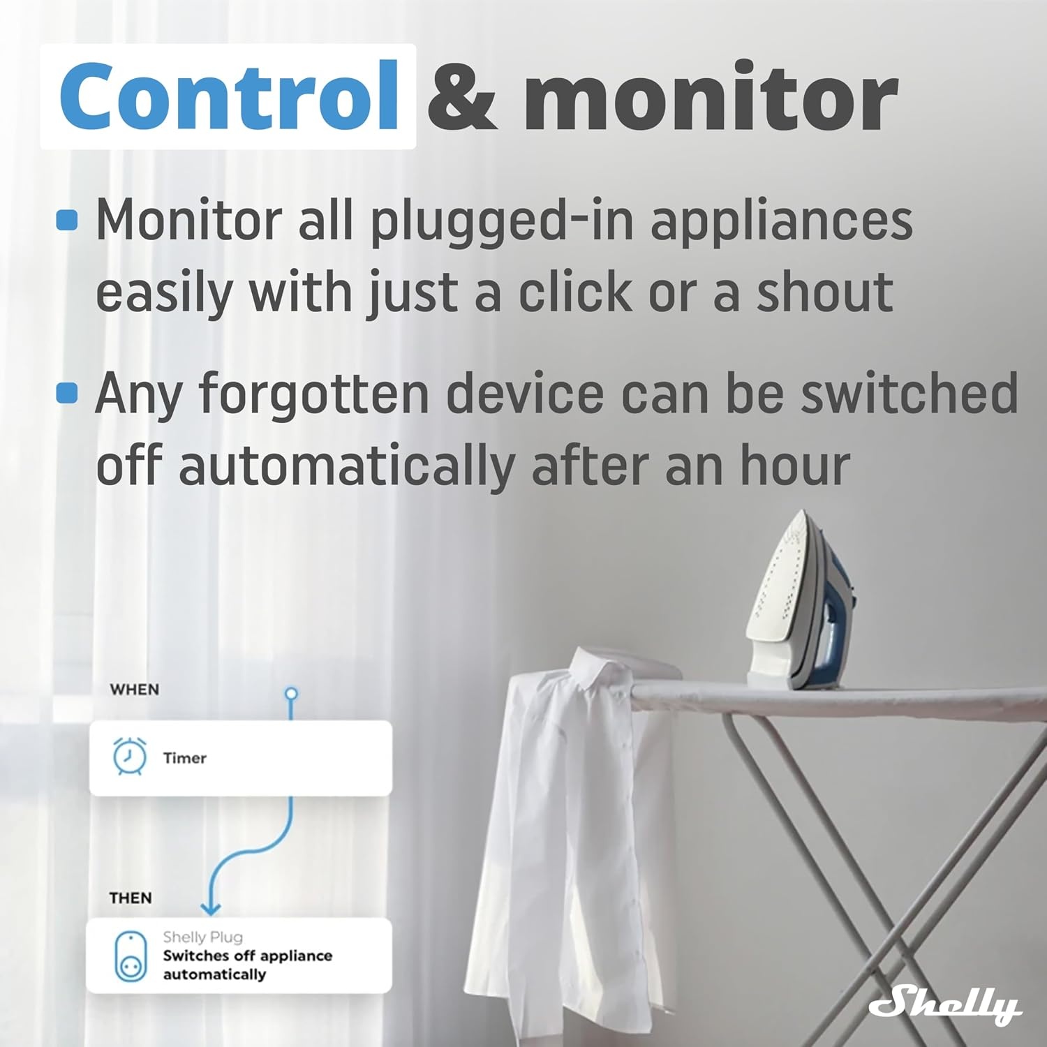 Prise connectée Wifi 16A avec mesure d'énergie - Jusqu'à 32% de remise