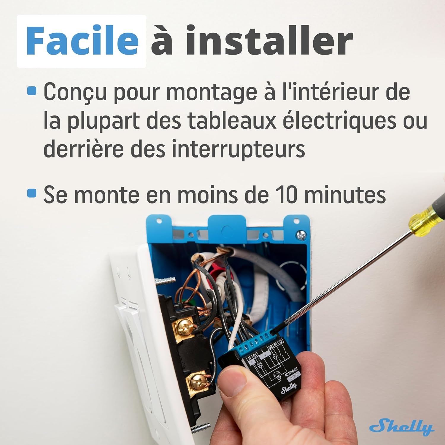 Lot de 4 Relais Intelligents 16A avec mesure d'énergie - Jusqu'à -30%