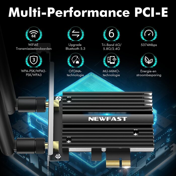 Carte Réseau WiFi 6E Intel AX210 - Jusqu'à -27% sur votre connectivité