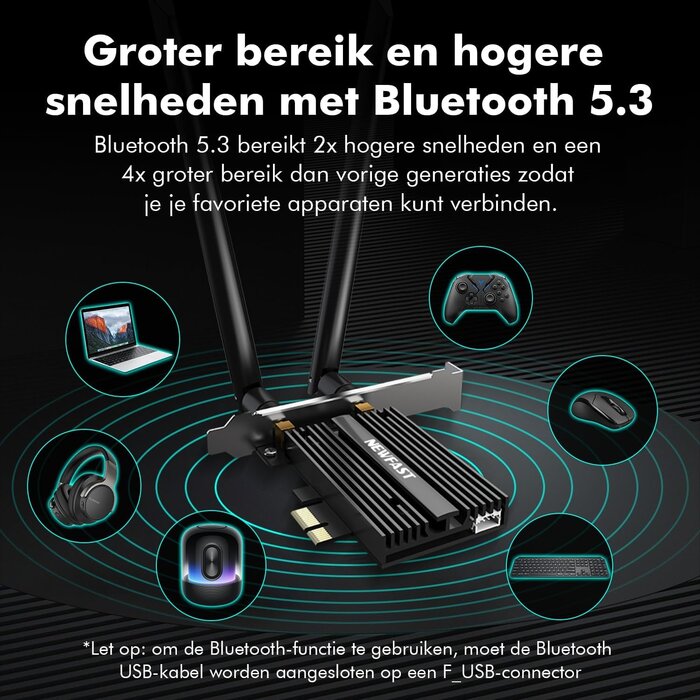 Carte Réseau WiFi 6E Intel AX210 - Jusqu'à -27% sur votre connectivité