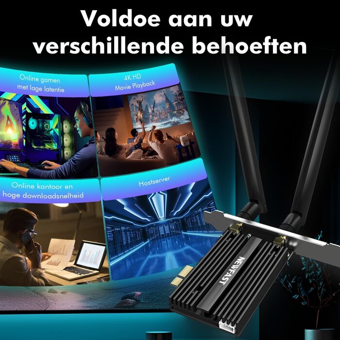 Carte Réseau WiFi 6E Intel AX210 - Jusqu'à -27% sur votre connectivité