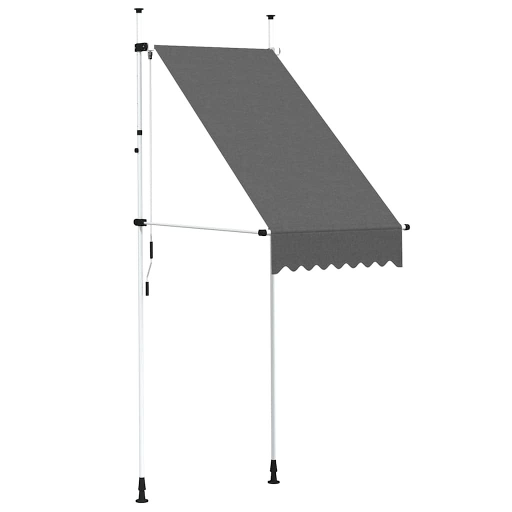 Vidaxl Store banne manuel rétractable 100 cm anthracite - Jusqu'à 29% de remise