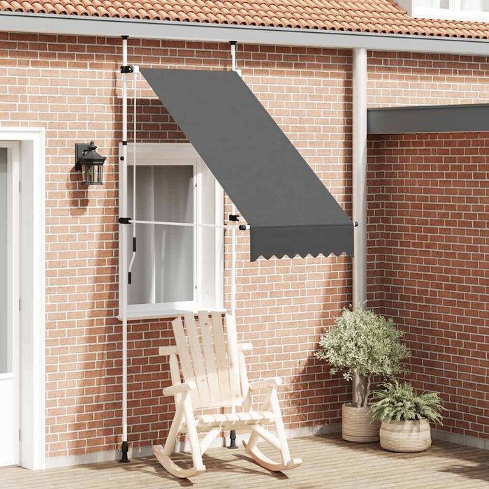 Vidaxl Store banne manuel rétractable 100 cm anthracite - Jusqu'à 29% de remise