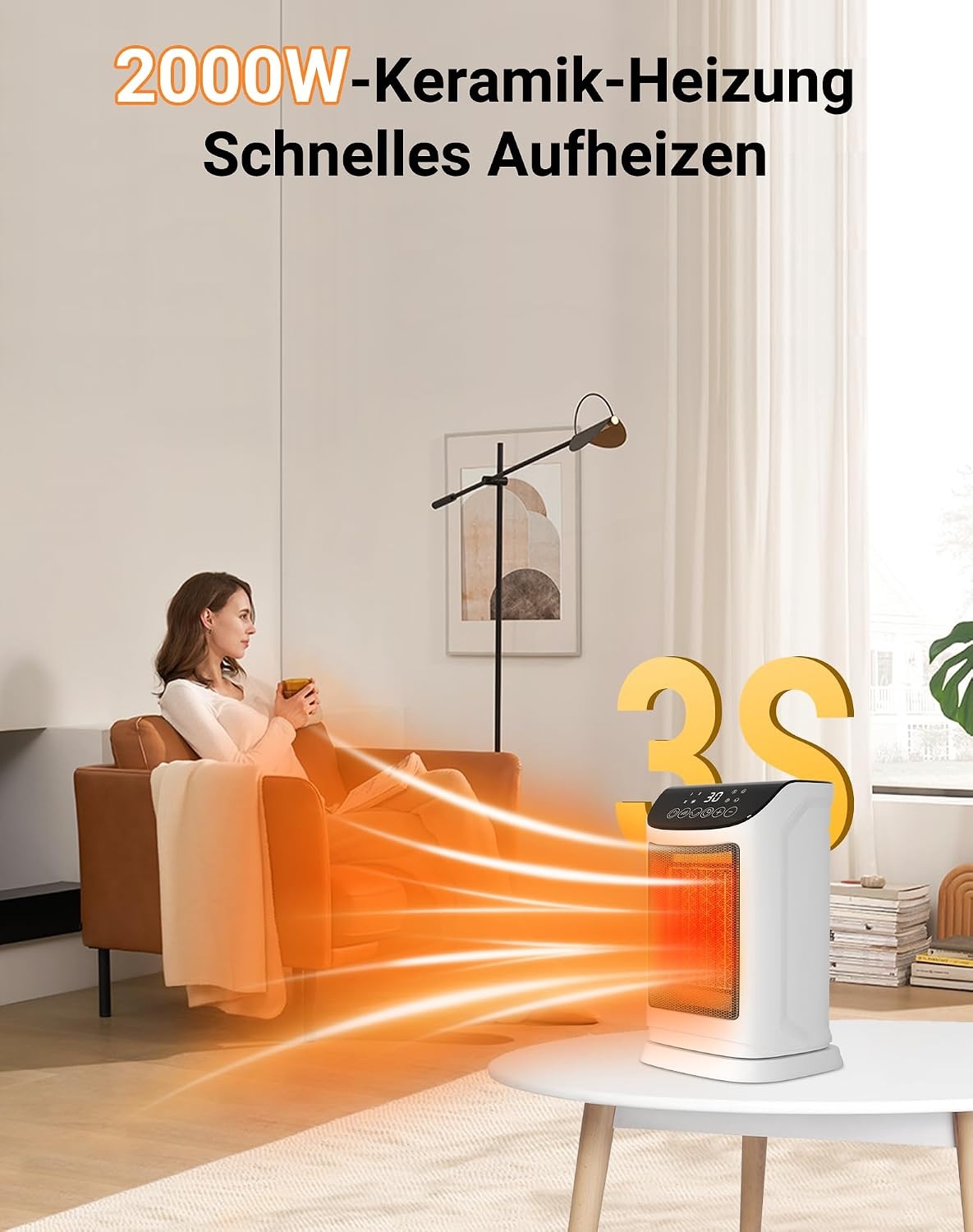 Radiateur soufflant céramique 1800W - Jusqu'à 27% de réduction