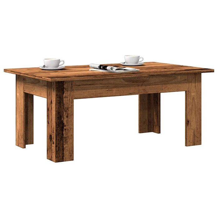 Vidaxl Table basse bois 100x60x42 cm - Style rustique - Jusqu'à -44%