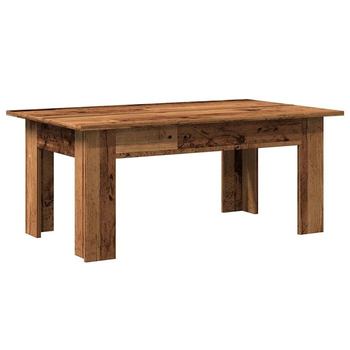 Vidaxl Table basse bois 100x60x42 cm - Style rustique - Jusqu'à -44%