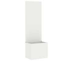 Vidaxl Paravent de jardin en acier blanc 150 cm - Jusqu'à -51% sur notre sélection